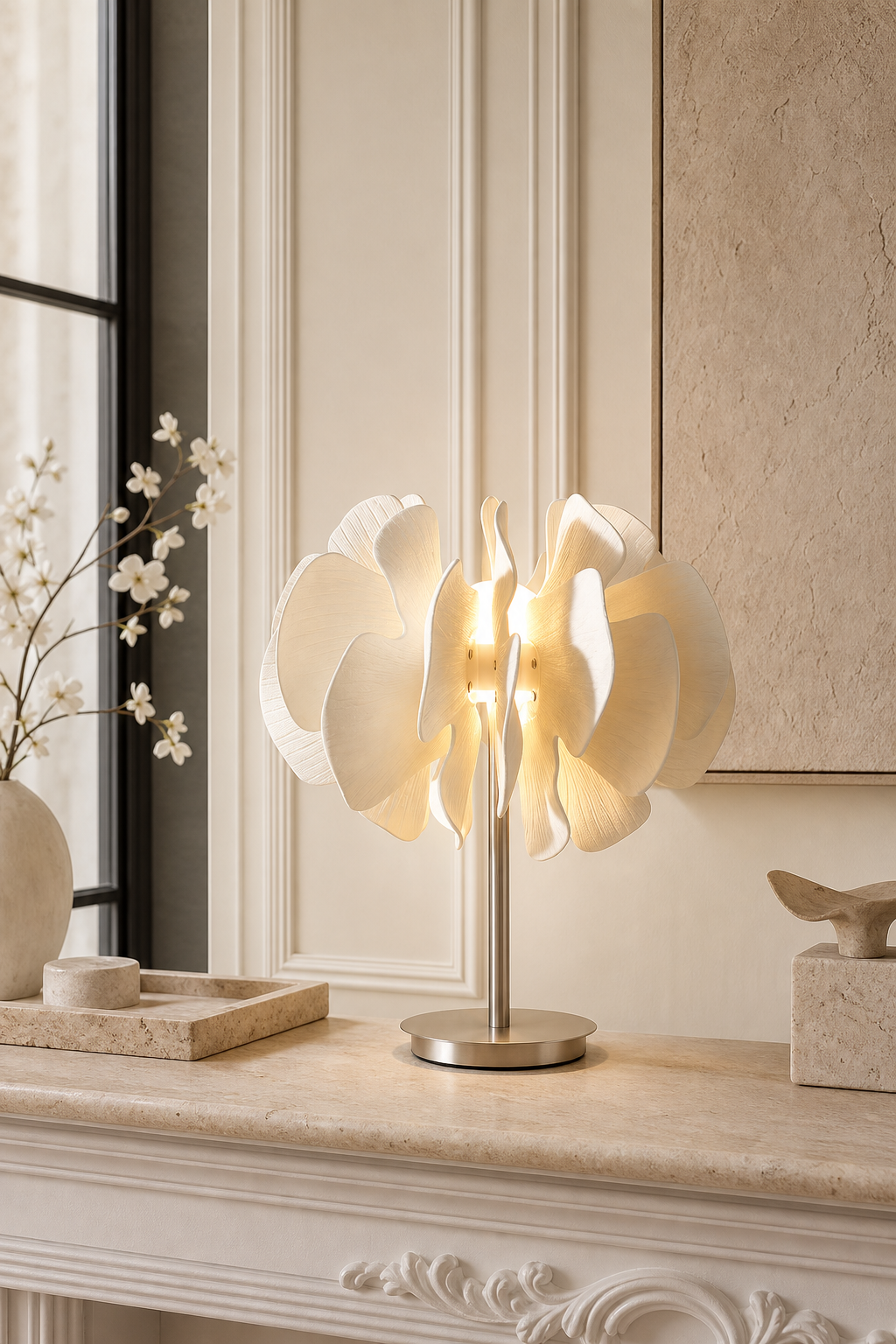 Petalisse Ceramic Petal Table Lamp
