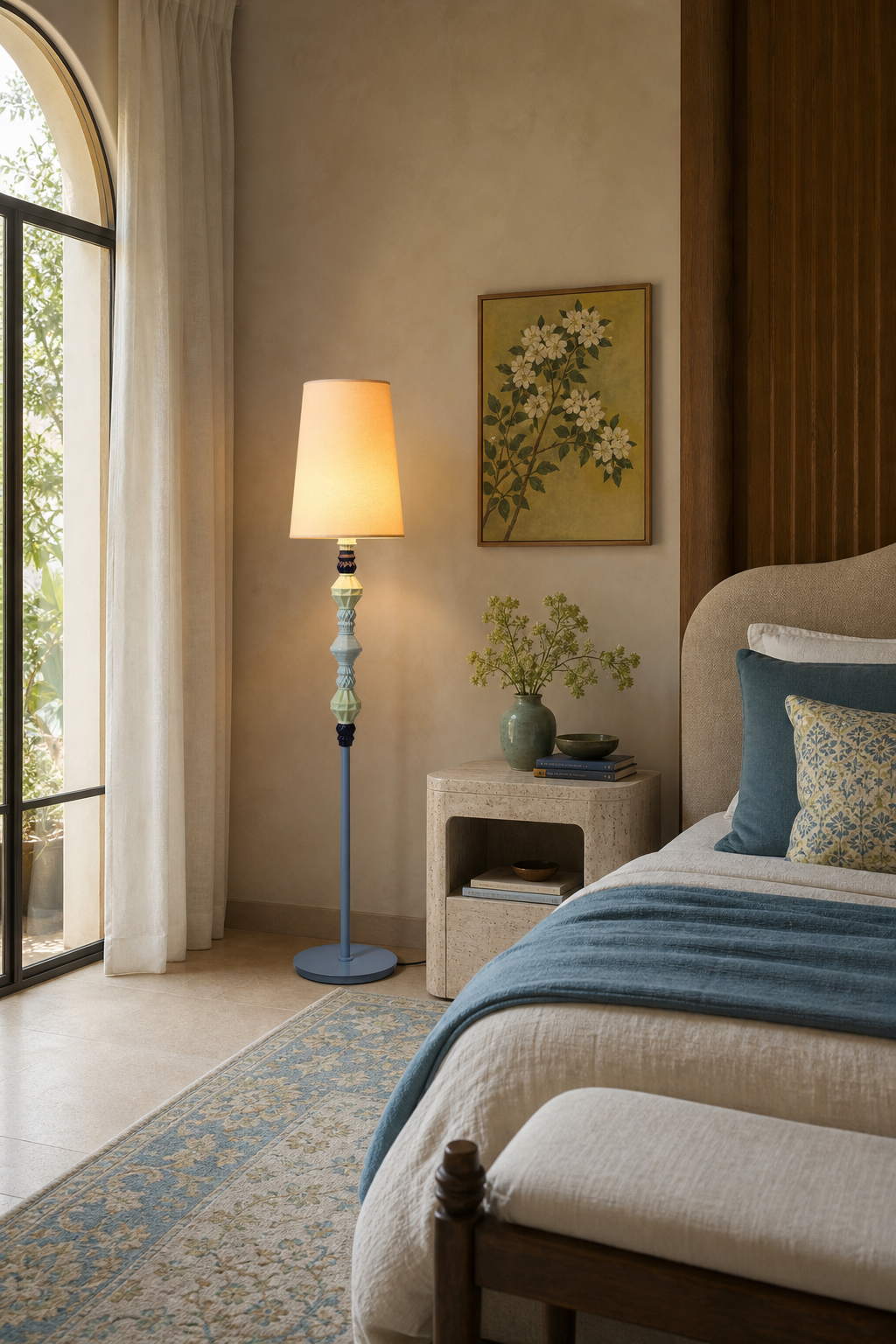
Pastel Colorful Ceramic Floor Lamp