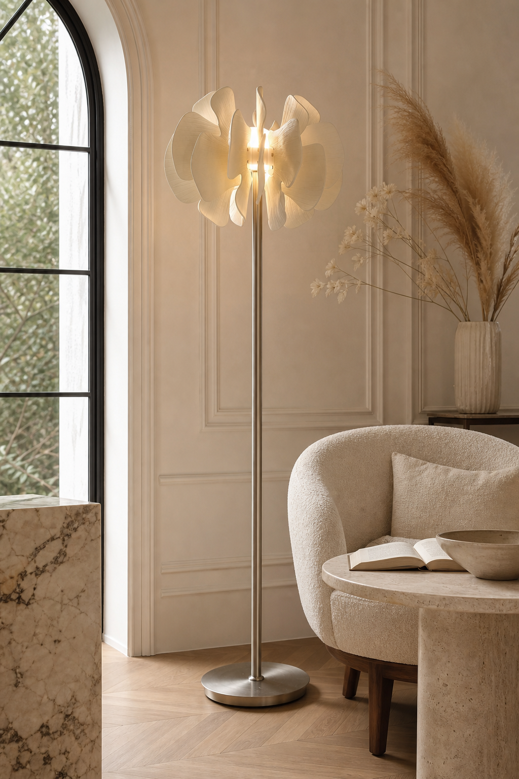 
Petalisse Ceramic Petal Floor Lamp