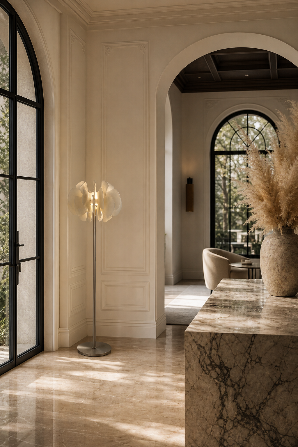 
Petalisse Ceramic Petal Floor Lamp