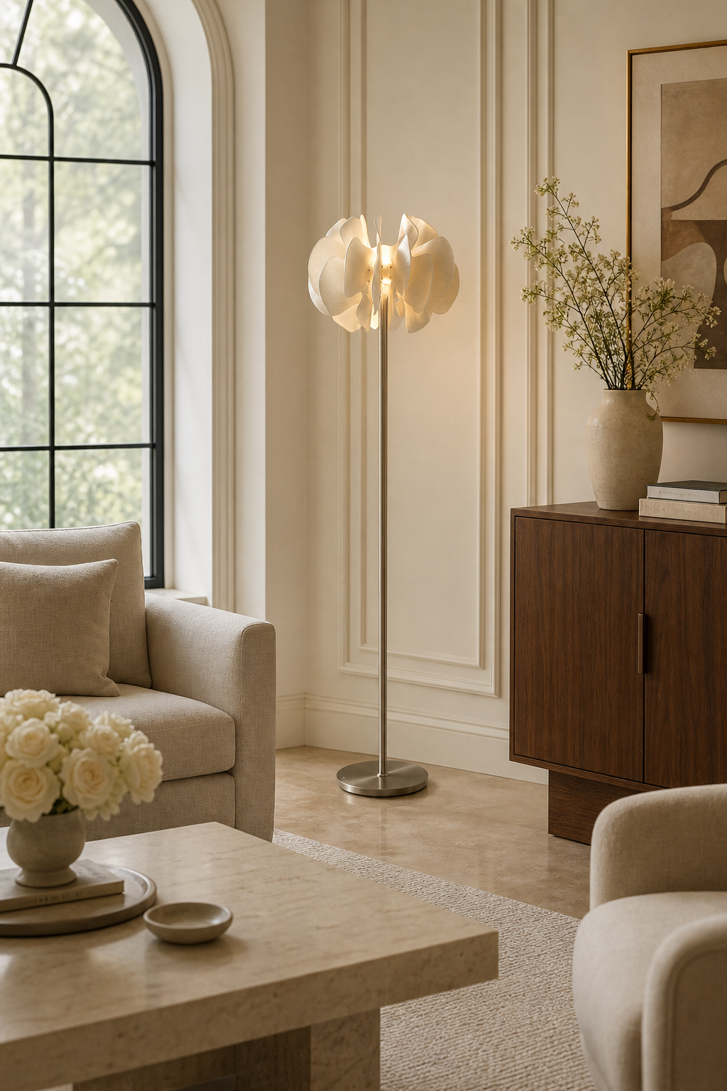 
Petalisse Ceramic Petal Floor Lamp
