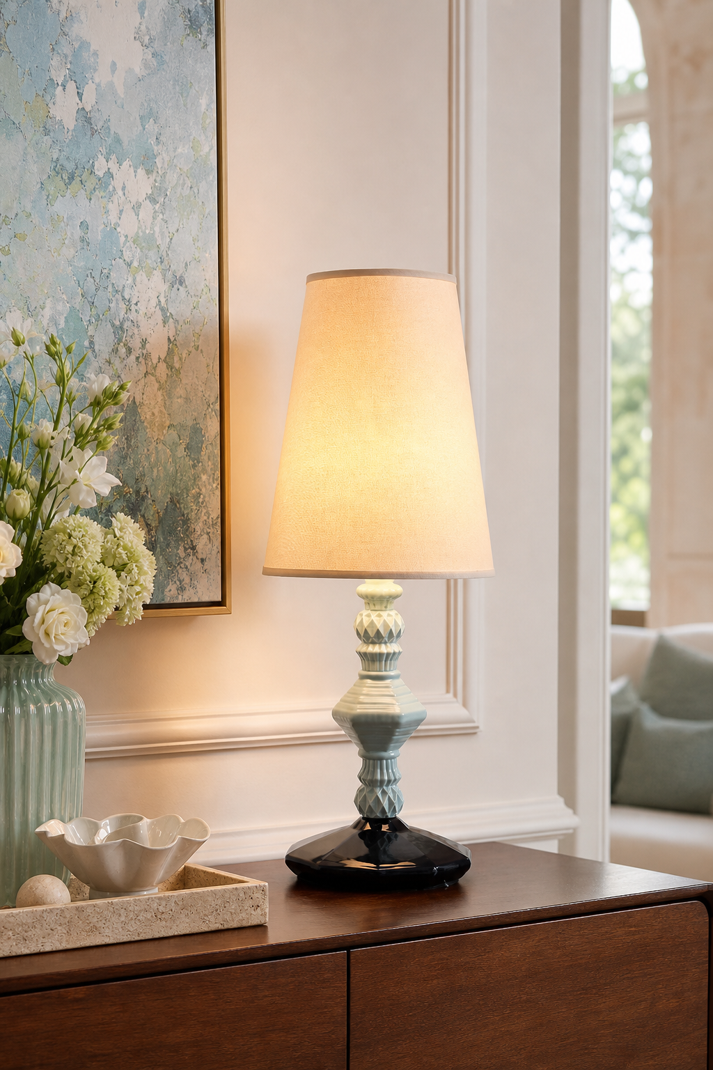 
Pastel Colorful Ceramic Table Lamp