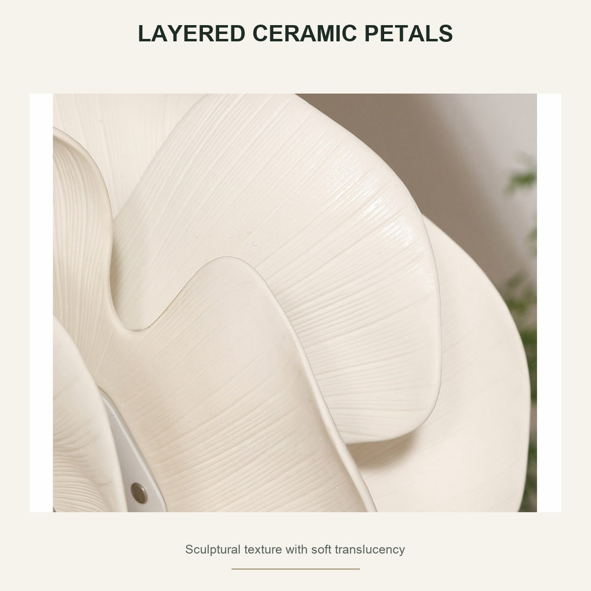 
Petalisse Ceramic Petal Floor Lamp